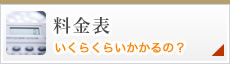 料金表 いくらくらいかかるの?